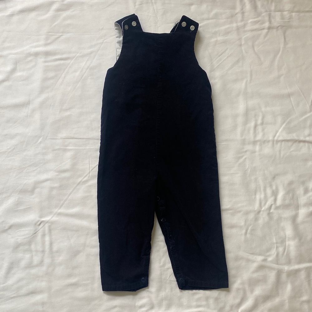 Bailey Boys Navy Blue Kids Overalls
